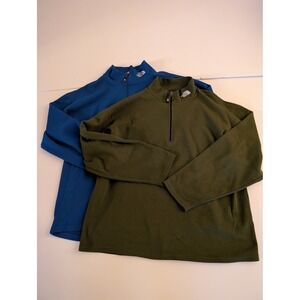 North Face Flight Series Mens Large Lot Of 2 1/4 Zip Pullovers Spring Polyester